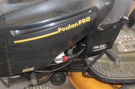 Poulan Pro 500 Riding Lawnmower