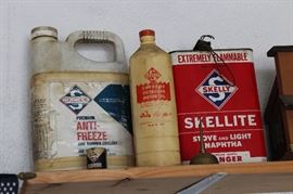Skelly vintage containers