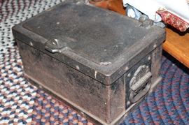 Cast iron small safe/strong box