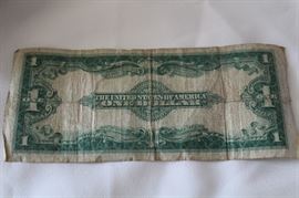 Red Seal One Dollar Currency; Series 1923