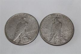 1925 and 1926 Peace Dollar Coins