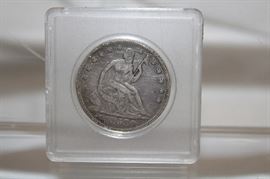 1853 Liberty Seated Half Dollar- Arrows and Rays