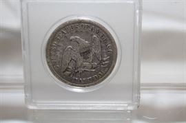1853 Liberty Seated Half Dollar- Arrows and Rays