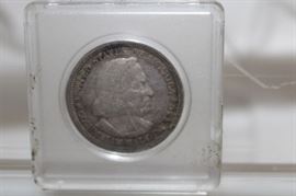 1892 Colombian Commemorative Half Dollar- Circulated 