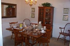 View of the dining room