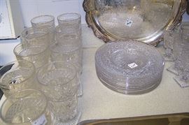 Cape Cod stems and dessert plates