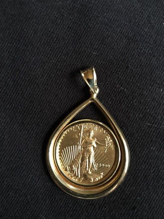 Gold $10.00 Liberty Coin