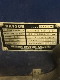  The engine block numbers match up with the factory tag in this picture . engine is original to this vehicle  