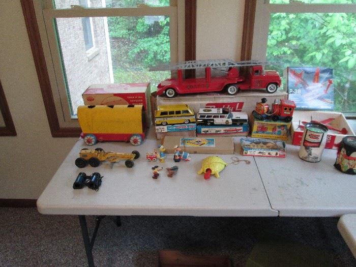 Part of the many vintage toys