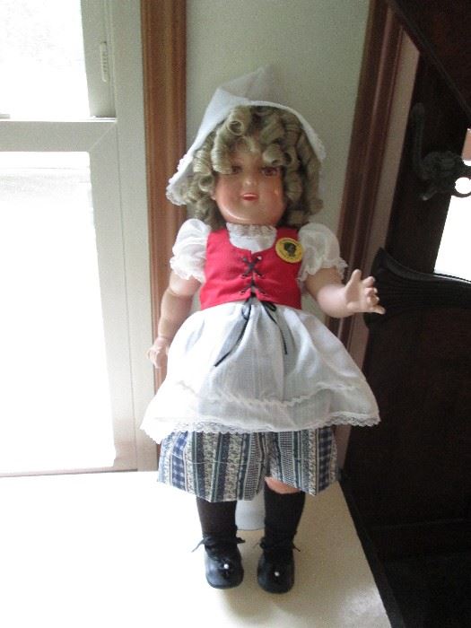 Shirley Temple Doll - 1980's Repro