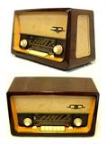 Art Deco West Germany 1950's EMUD "Senior 60" AM-FM-SW Table Radio