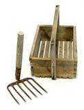 Little Deer Isle Hand-Made Clam "Roller" Hod & Downeast Maine Digger's Hoe