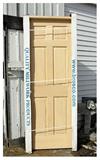 (1) Of (4) Bosco "NIB" Standard Size 6-Panel Pre-Hung Solid Pine Interior Doors