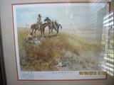 "Marking the Hunting Grounds" by Edward A. Morris  artist proof signed