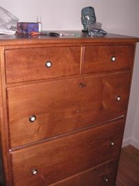 Maple chest of drawers/desk