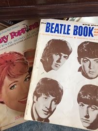 Sample of vintage sheet music