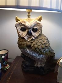 Great owl lamp