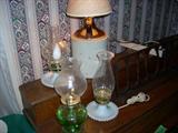 Oil Lamps, Electric Lamps