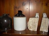Crocks, Jugs, Book Ends