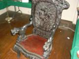 Royal Carved Throne (Firm Price)