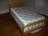 Maple Twin Bed with Mattresses