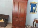 Cherry Finish Armoire
