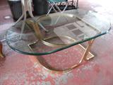 Brass/Glass Coffee Table