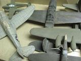 Many model planes & ships
