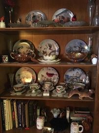 Collector plates , Tea cup collection and loads of cardinals