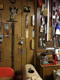 vintage thermometers/ advertising specialtys