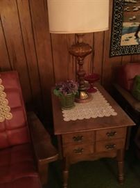 Americana style side table