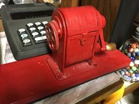 Vintage Red Pencil Sharpener