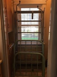 Vintage Hand Crank Hospital Bed