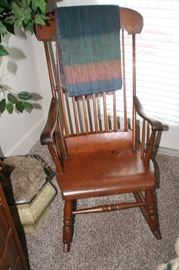 Lovely hand made from Fruit wood vintage Rocker 