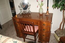 Lovely antique desk with chair