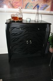 Nice black cabinet can be used for dresser or TV stand