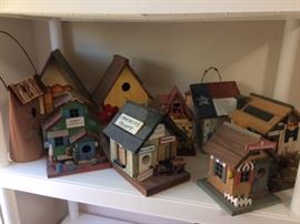 Lots of great bird houses