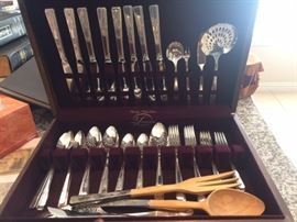 Silver plate flatware 
