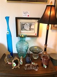 Blenko Glass bowls vases and more 