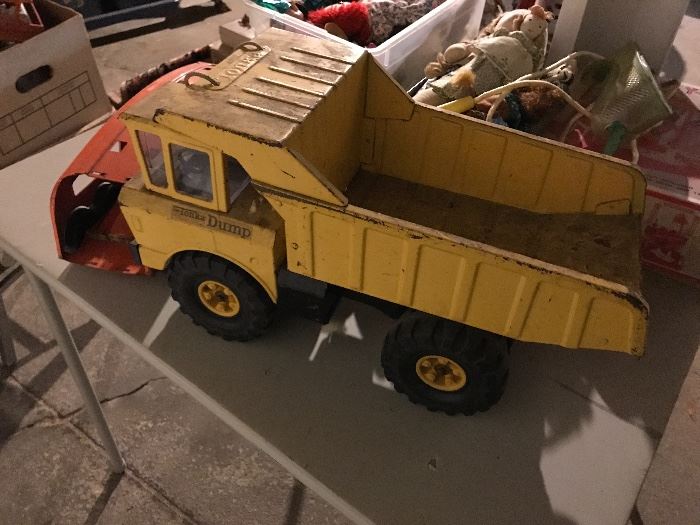 Vintage Trucks and toys
