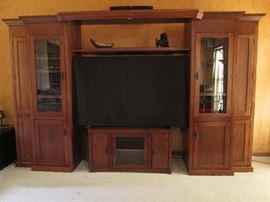 Oak Mission Entertainment Center