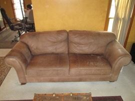 Arhaus Leather Couch