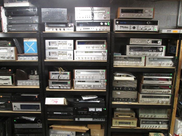 Vintage Stereo Gear, Amplifiers, Tuners, Receivers, Cassette Decks, Reverb Units