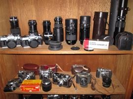 Canon SLR and lenses, Vintage Film Cameras