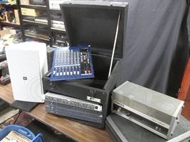 Pro Audio, Yamaha Mixer, EQs, Rack, JBL, Vintage Shure Amp