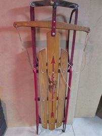 George's Flexible Flyer Sled 1960's