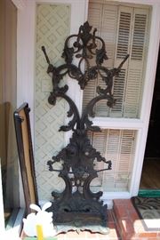 Unique & Antique Cast Iron Hall Tree