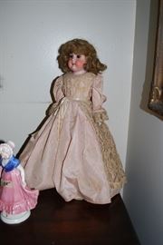 German 370 Armand Marseille "Dolly Face" Doll -  20-inches Tall, Sleep Eyes w/ Original Dress