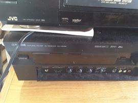 JVC,  VHS HR-VP83OU, YAMAHA Natural Sound AV Receiver RX-V2095
