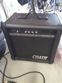Crate Amplifier goes with the Yamaha Electronic Piano.